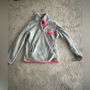 Patagonia grey quarter zip